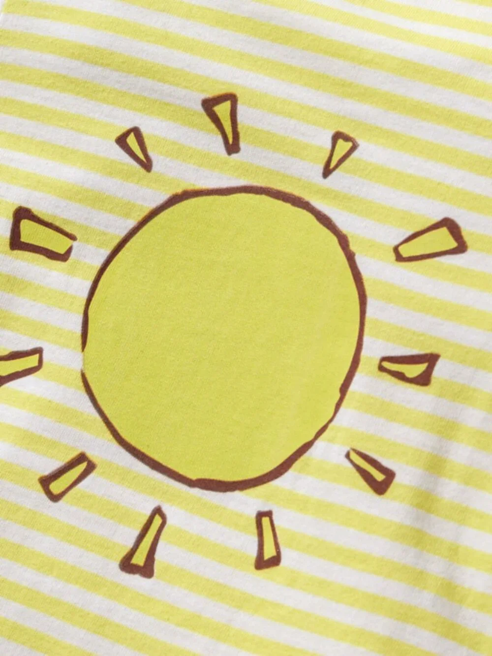 Care Bears Baby Yellow Stripe Funshine Bear Romper 0-3 months / 9-12 months NWT